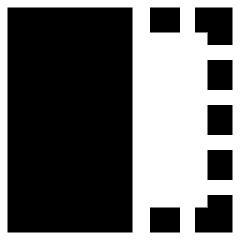 Flip Horizontal Square 2 Icon from Sharp Remix Set