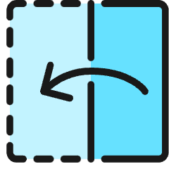 Flip Left Icon from Ultimate Colors Set