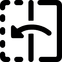 Flip Left Icon from Ultimate Bold Set