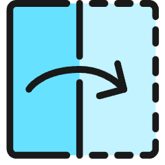 Flip Right Icon from Ultimate Colors Set