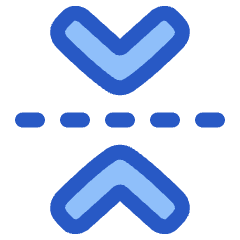 Flip Vertical Arrow 1 Icon from Plump Duo Set
