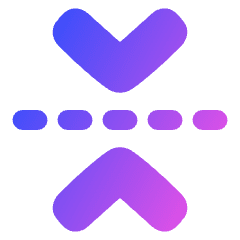 Flip Vertical Arrow 1 Icon from Plump Gradient Set