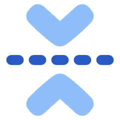Flip Vertical Arrow 1 Icon from Plump Flat Set