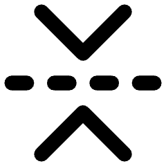 Flip Vertical Arrow 1 Icon from Core Remix Set