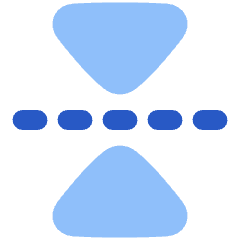 Flip Vertical Arrow 2 Icon from Plump Flat Set