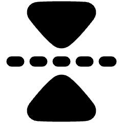 Flip Vertical Arrow 2 Icon from Plump Solid Set