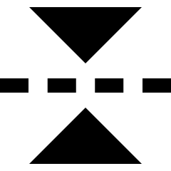Flip Vertical Arrow 2 Icon from Sharp Solid Set