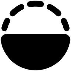 Flip Vertical Circle 1 Icon from Plump Remix Set