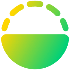 Flip Vertical Circle 1 Icon from Plump Gradient Set