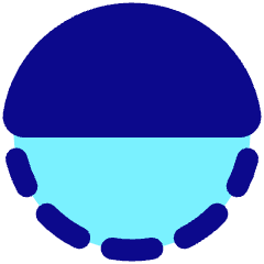 Flip Vertical Circle 2 Icon from Plump Pop Set