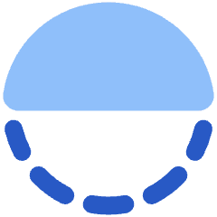 Flip Vertical Circle 2 Icon from Plump Flat Set