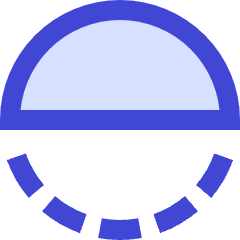Flip Vertical Circle 2 Icon from Sharp Duo Set