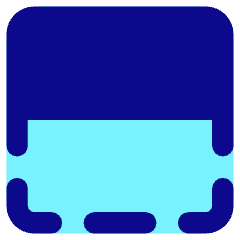 Flip Vertical Square 1 Icon from Core Pop Set