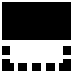 Flip Vertical Square 1 Icon from Sharp Remix Set