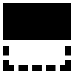Flip Vertical Square 1 Icon from Sharp Solid Set