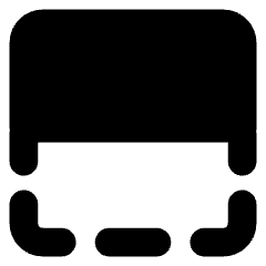 Flip Vertical Square 1 Icon from Core Solid Set