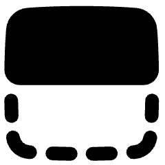 Flip Vertical Square 1 Icon from Plump Solid Set