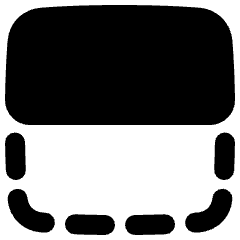 Flip Vertical Square 1 Icon from Plump Remix Set