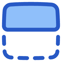Flip Vertical Square 1 Icon from Plump Duo Set