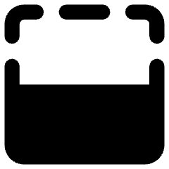 Flip Vertical Square 2 Icon from Core Remix Set