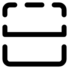 Flip Vertical Square 2 Icon from Core Line Set