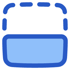 Flip Vertical Square 2 Icon from Plump Duo Set