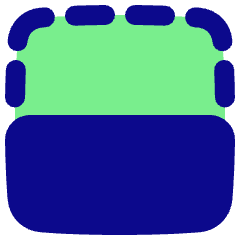 Flip Vertical Square 2 Icon from Plump Pop Set