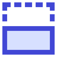 Flip Vertical Square 2 Icon from Sharp Duo Set