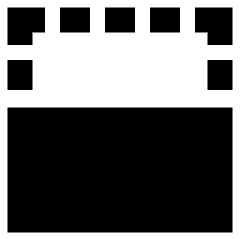 Flip Vertical Square 2 Icon from Sharp Remix Set