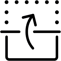 Flip Vertical Up Icon from Ultimate Light Set