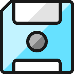 Floppy Disk 2 Icon from Ultimate Colors Set