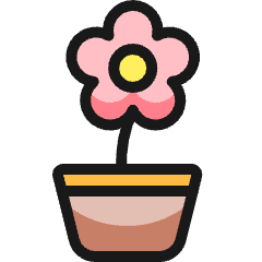 Flower Pot Icon from Ultimate Colors Set