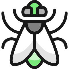 Flying Insect Moth 1 Icon from Ultimate Colors Set