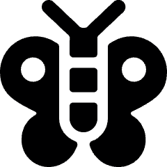 Flying Insect Butterfly Icon from Ultimate Bold Set