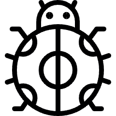 Flying Insect Ladybug Icon from Ultimate Light Set