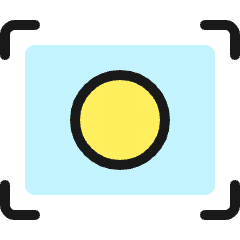 Focus 1 Icon from Ultimate Colors Set