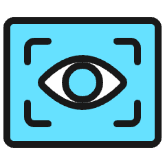 Focus Eye Icon from Ultimate Colors Set