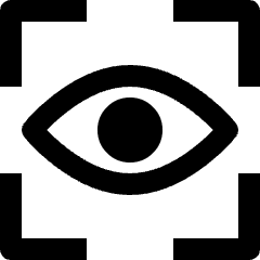 Focus Eye Icon from Nova Line Set