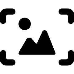 Focus Landscape Icon from Ultimate Bold Set