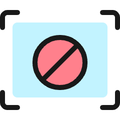 Focus Off Icon from Ultimate Colors Set