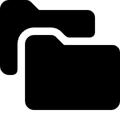 Duplicate Folder Alternate Icon from Ultimate Bold Set