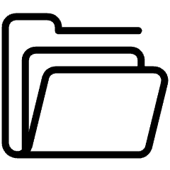 File Open 1 Icon from Ultimate Light Set