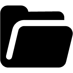 File Open Icon from Ultimate Bold Set