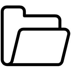 File Open Icon from Ultimate Light Set