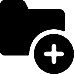 Folder Add Icon from Ultimate Bold Set