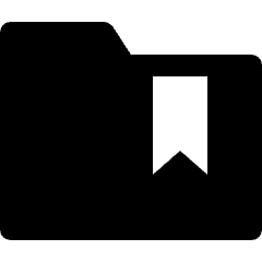 Folder Bookmark Icon from Nova Solid Set