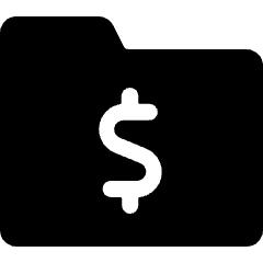 Folder Cash 1 Icon from Ultimate Bold Set