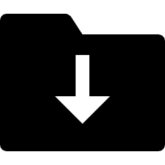 Folder Download Icon from Nova Solid Set
