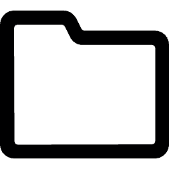 Folder Empty Alternate Icon from Ultimate Bold Set