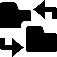 Folder Exchange Icon from Nova Solid Set